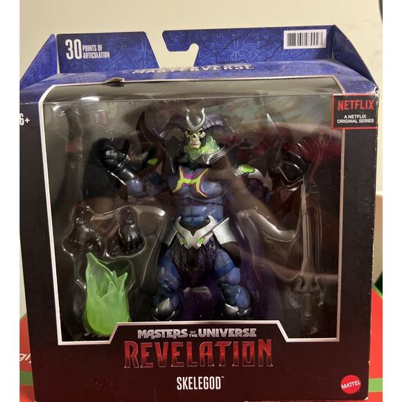 Masters of The Universe Revelation Skelegod Skelter 7.5-inch Figure New - Picture 2 of 4